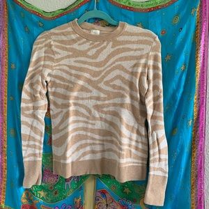 Animal print sweater!